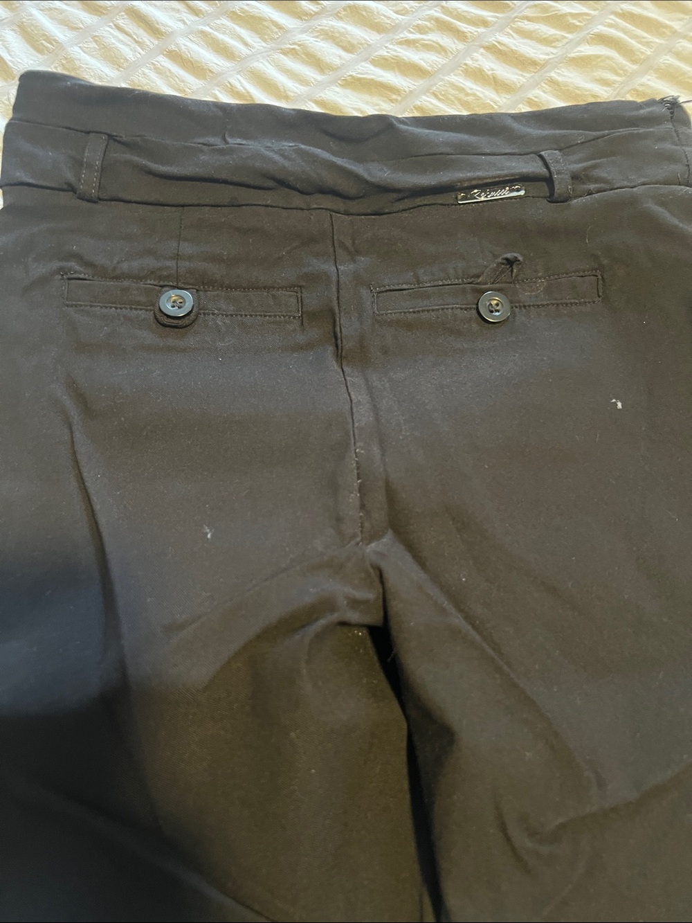 Straight Leg Women's Pants in Black - Picture 6 of 6
